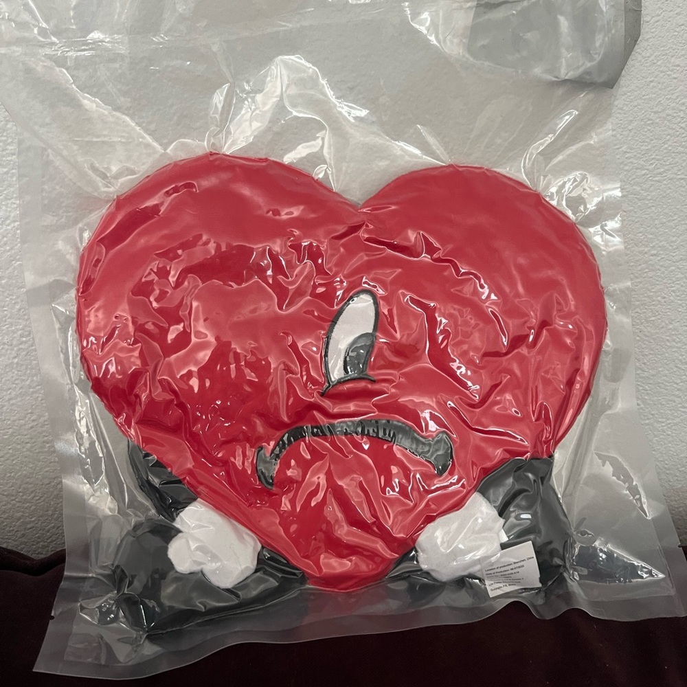 Bad Bunny Heart Plushie